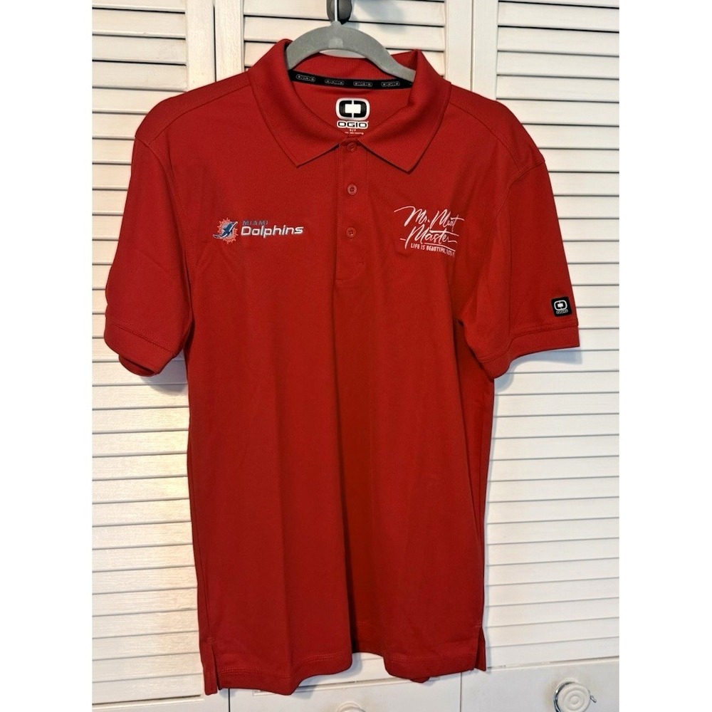 OGIO Woman's Polo Shirt Size S/P Medium Polyester MMM & Football Collabs